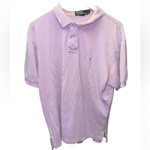 Vintage Y2K Polo Ralph Lauren Purple/Pink Polo Shirt Rare Preppy